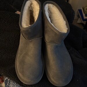 UGG Gray Suede Women's Boots